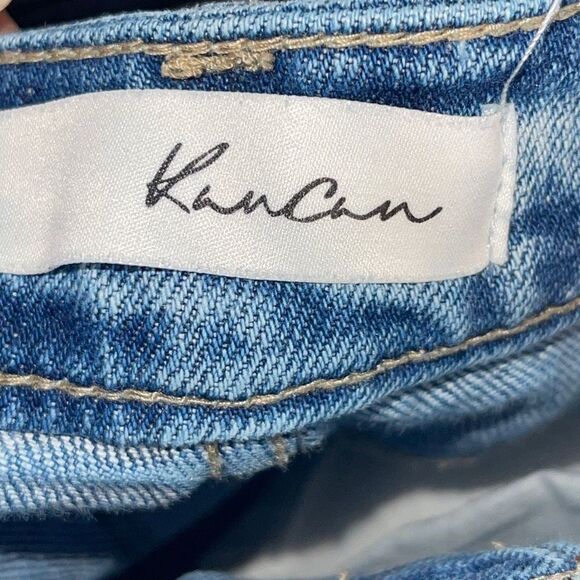KanCan‎ Womens Distressed Jeans Denim 5 Pocket Stretch Light Wash Blue Size 7/27 - Picture 8 of 13